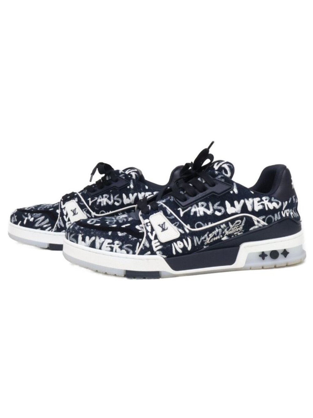 Louis Vuitton Indigo LV Trainer Sneakers